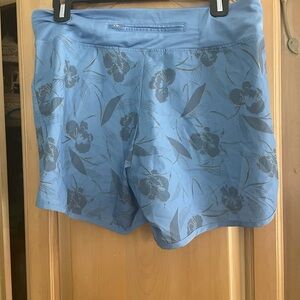 Floral Blue Women's Shorts